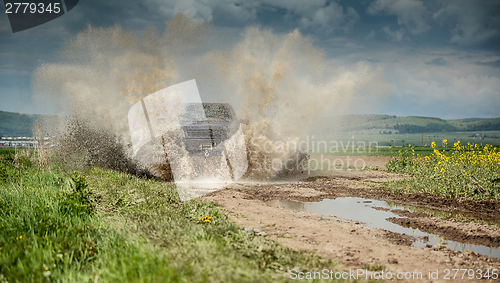 Image of Big four by four off road car