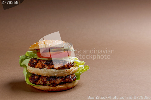 Image of Big hamburger