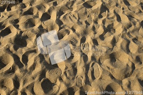 Image of Footprints in the sand