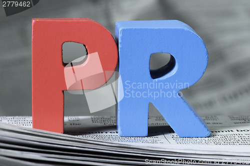 Image of Word PR on newspaper