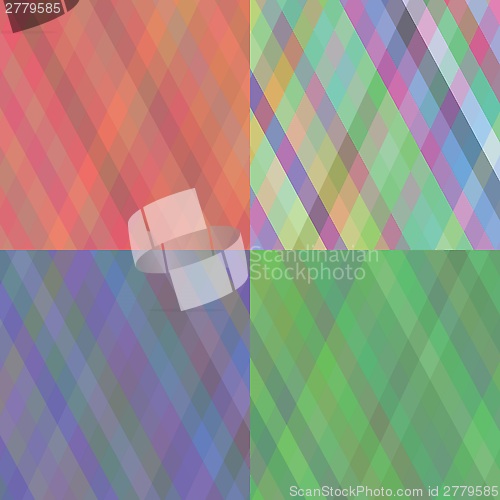 Image of set of abstract backgrounds