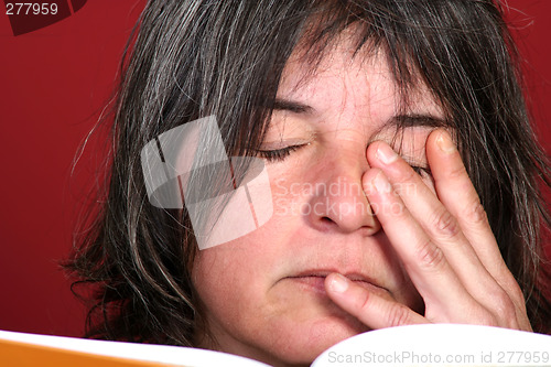 Image of Woman with book