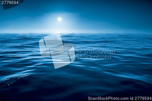 Image of dark blue ocean