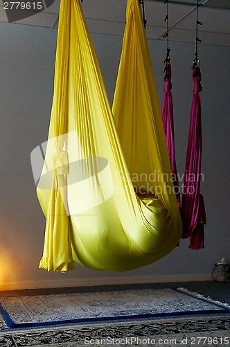Image of aerial yoga hammock