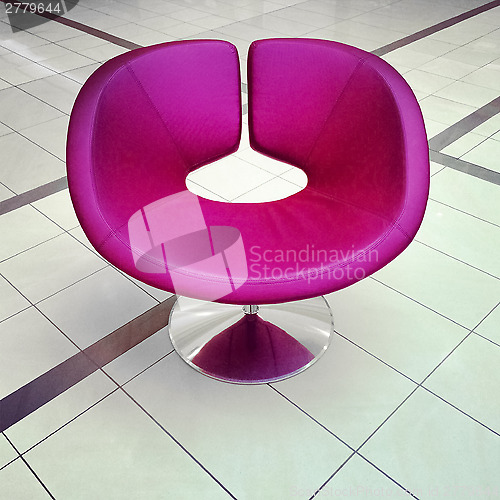 Image of Stylish purple chair