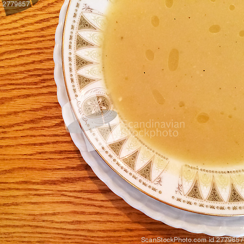 Image of Broccoli soup in a plate