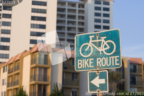 Image of bycicle sign
