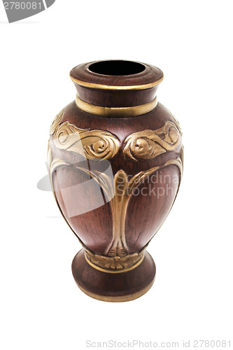 Image of Wooden vase