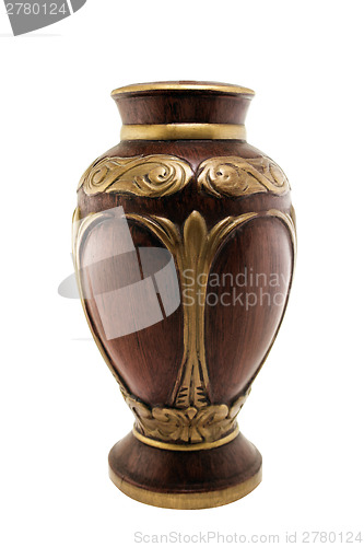 Image of Wooden vase