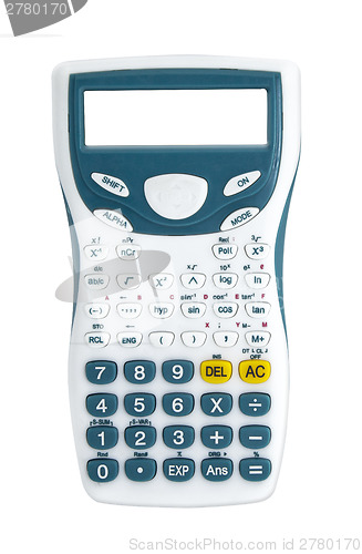 Image of Top view of a calculator