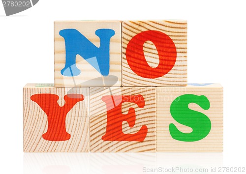 Image of Cubes with letters