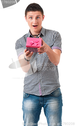 Image of Man with gift