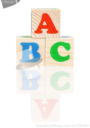 Image of Cubes with letters