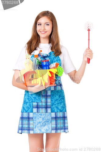 Image of Young housewife
