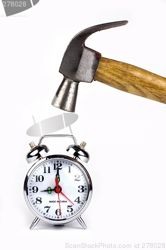 Image of Alarm Clock With Hammer