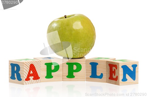 Image of Cubes with apple