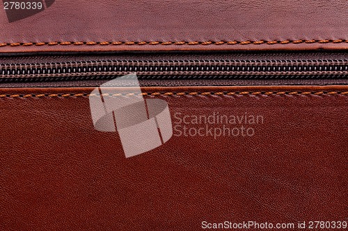 Image of Brown zipper