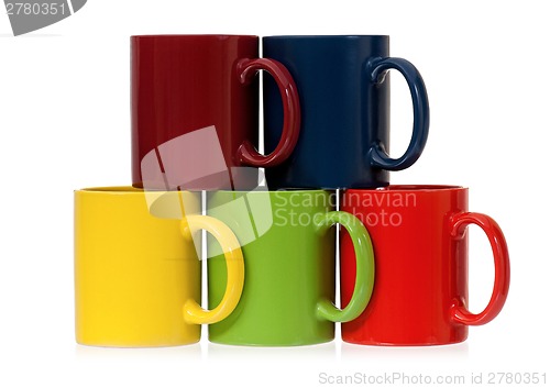 Image of Colorful cups