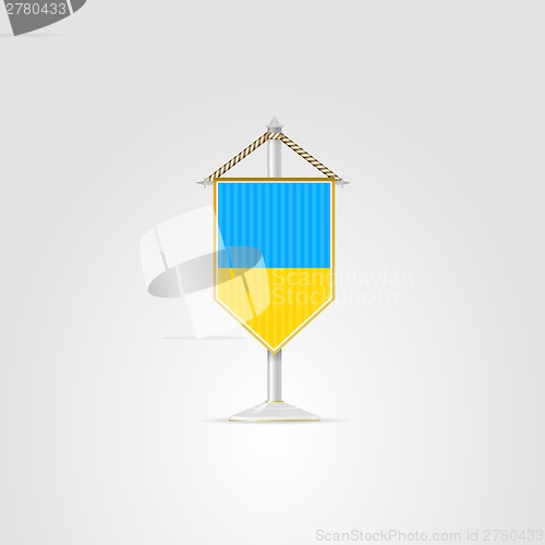 Image of Illustration of national symbols of European countries. Ukraine.