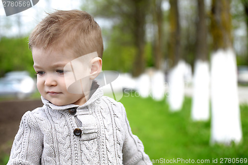 Image of Trendy 2 years old baby boy posing