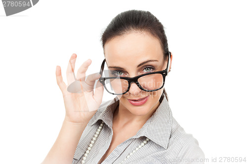 Image of business woman with glasses