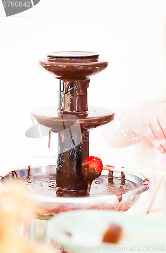 Image of Chocolate fondue fountain