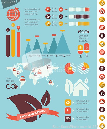 Image of Ecology Infographic Template.