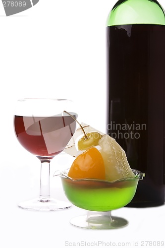 Image of Wine and Dessert