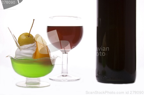 Image of Wine and Dessert