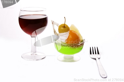 Image of Wine and Dessert