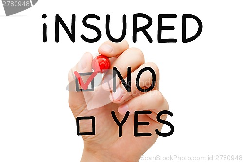 Image of Insured No Red Marker