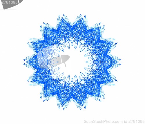 Image of Abstract blue shape