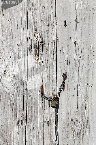 Image of Vintage wooden door