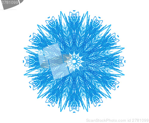 Image of Abstract blue design element