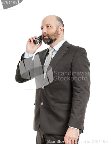 Image of business man phone