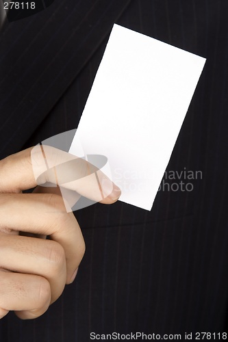 Image of Holding Name Card