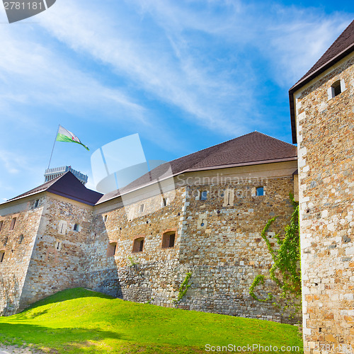 Image of Ljubljana castle, Slovenia, Europe.