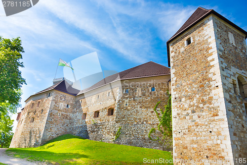 Image of Ljubljana castle, Slovenia, Europe.