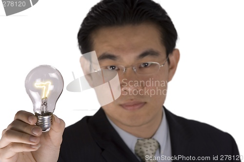 Image of Holding Bulb