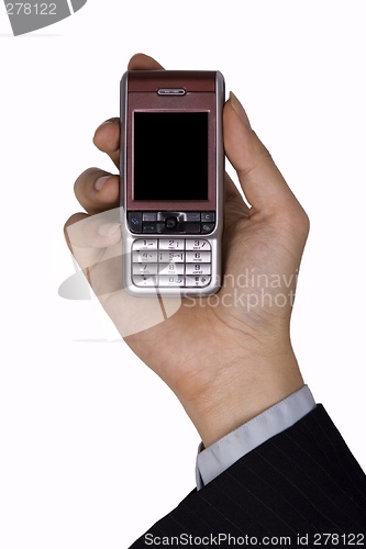 Image of Holding Mobile Phone