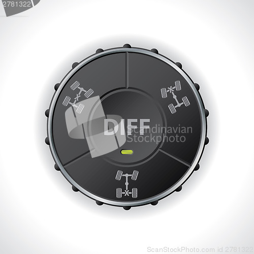 Image of 4x4 shifter with differential locks