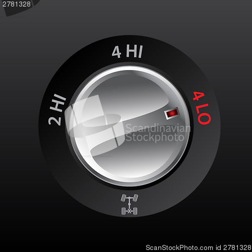 Image of 4x2 to 4x4 transmission knob