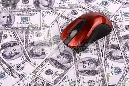 Image of Computer Mouse and Money