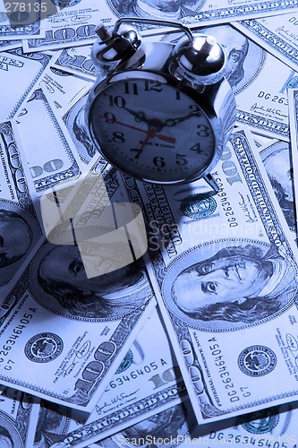 Image of Clock Over Money