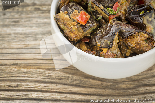 Image of spicy eggplant salad