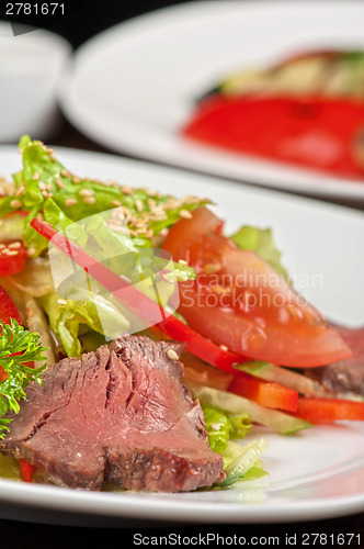 Image of beef salad