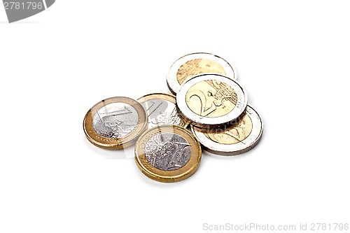 Image of Euro coins 