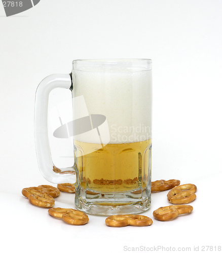 Image of Pretzels and Beer