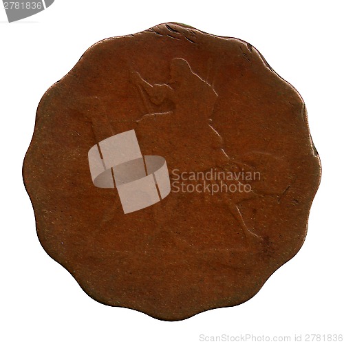 Image of copper coin Sudan, ten millim