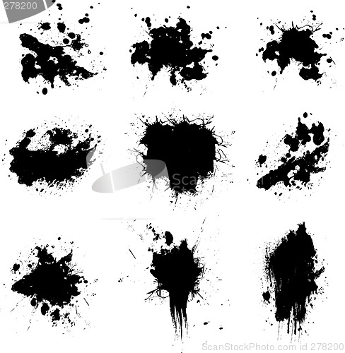 Image of ink spary